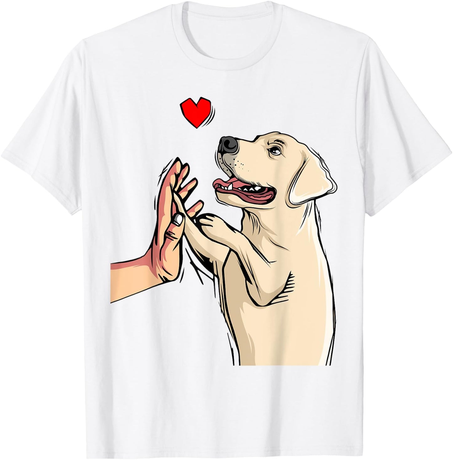 Labrador Retriever Love Golden Black Lab Mom Dad T-Shirt - T-Shirt | White
