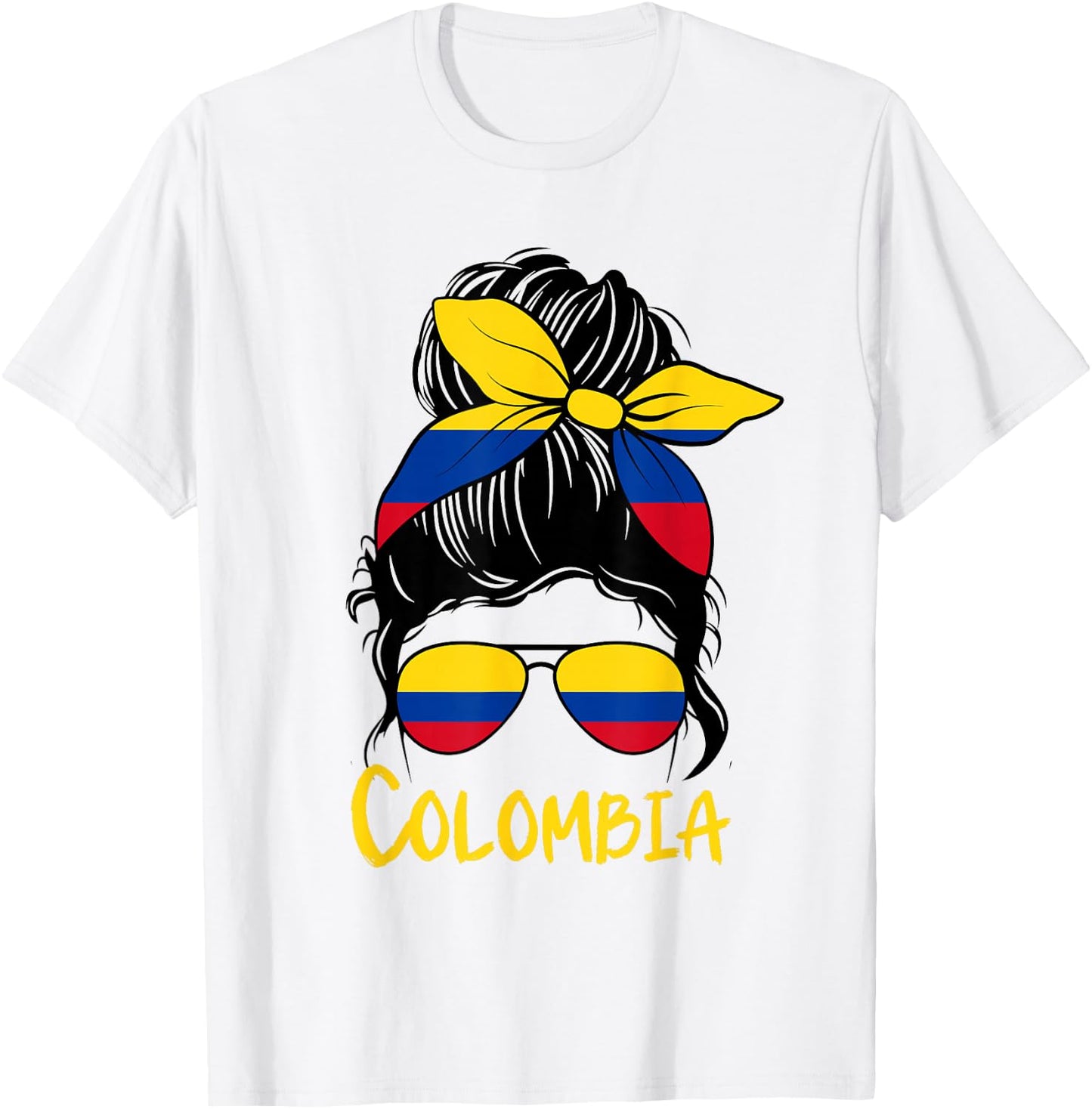 Colombia graphic design for girls kid Colombian toodler T-Shirt - T-Shirt | White