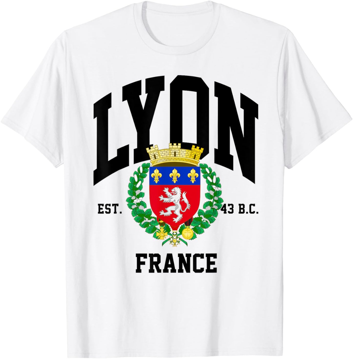 Lyon France Lyon family trip vacation France city Lyon home T-Shirt - T-Shirt | White