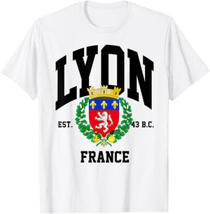Lyon France Lyon family trip vacation France city Lyon home T-Shirt - T-Shirt | White