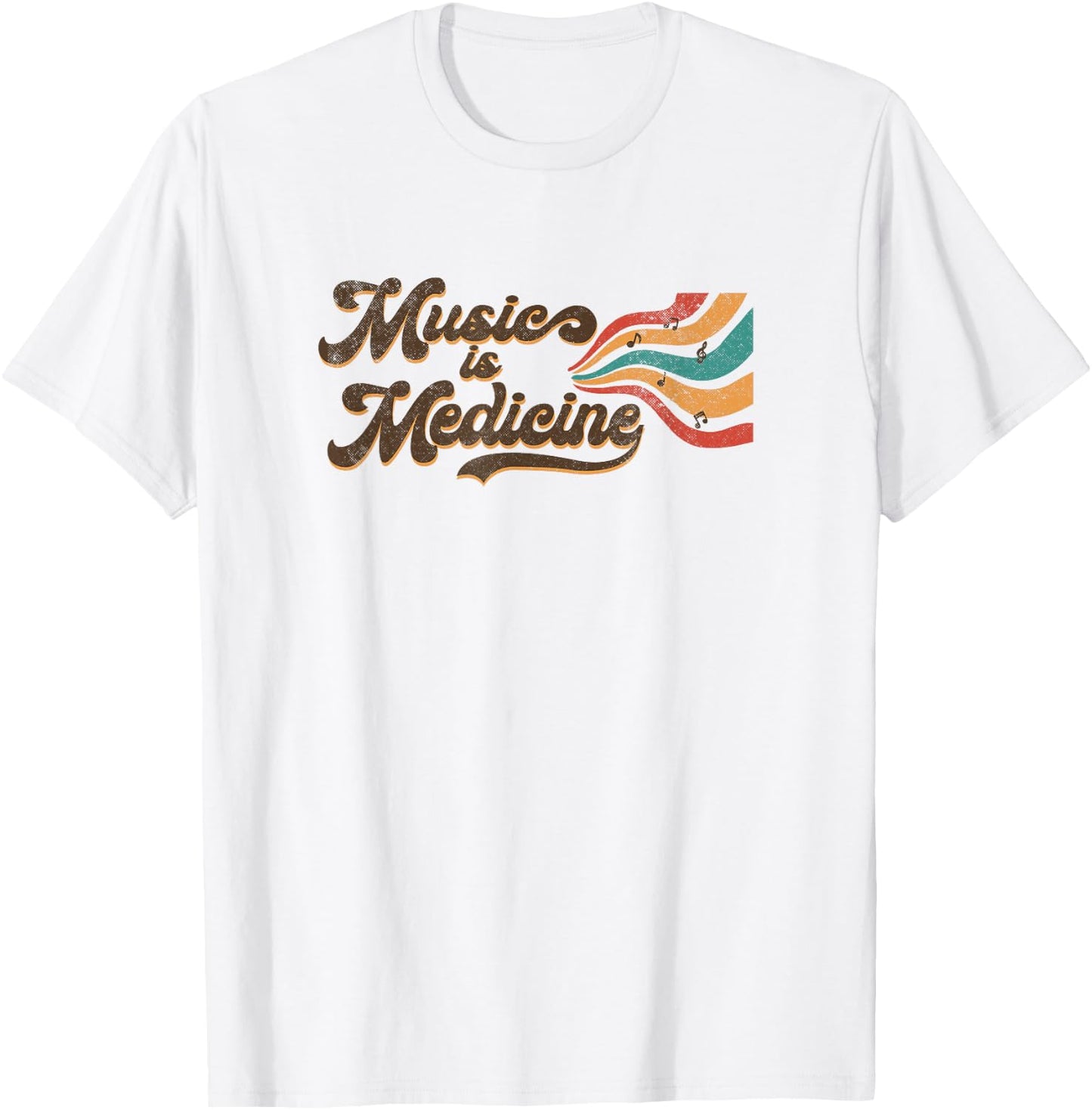 Music Is Medicines Songwriter Musician Music Lover T-Shirt - T-Shirt | White