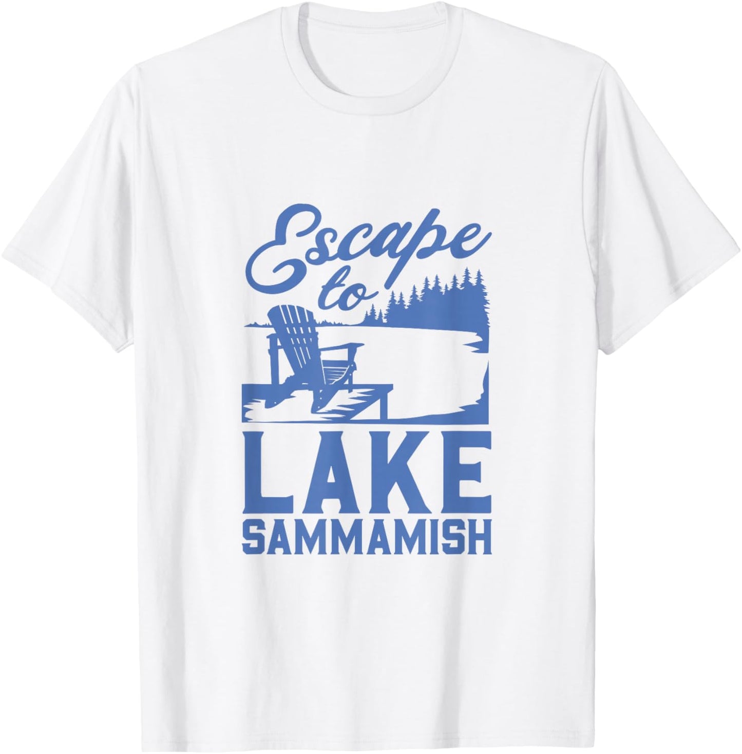 Escape to Lake Sammamish T-Shirt - T-Shirt | White