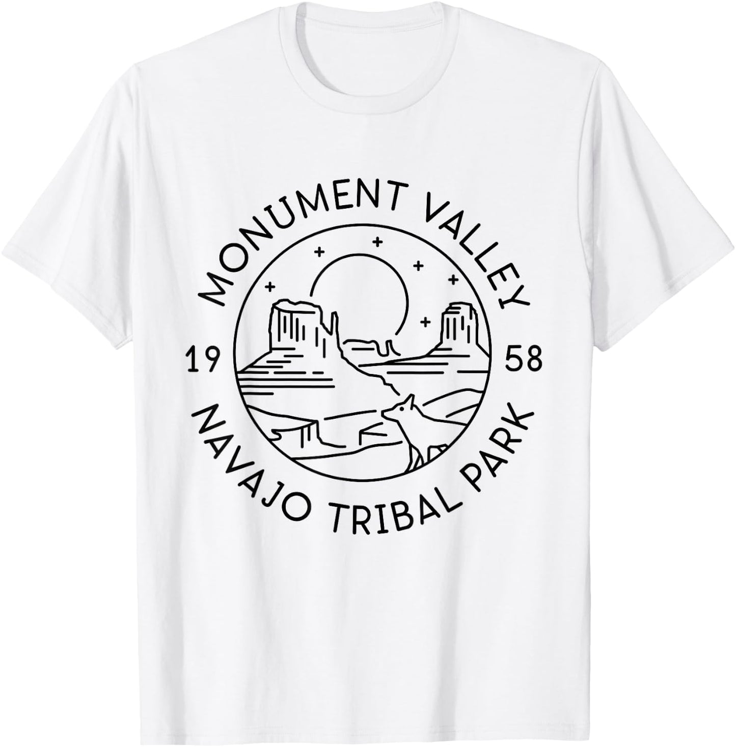 Monument Valley Navajo Tribal Park 1958 Arizona Utah T-Shirt - T-Shirt | White