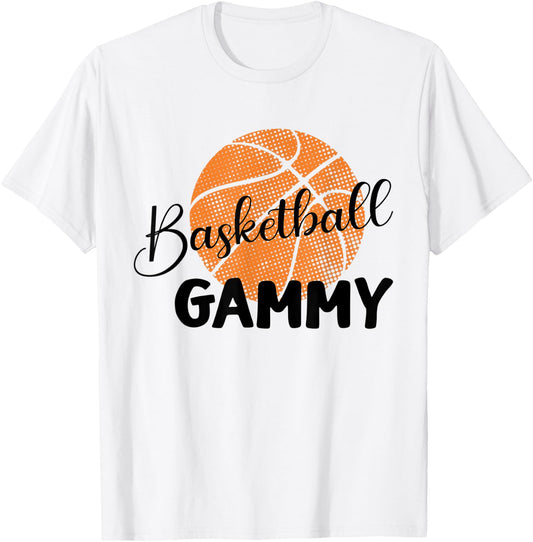 Basketball Gammy Basketball Lover Gift T-Shirt - T-Shirt | White