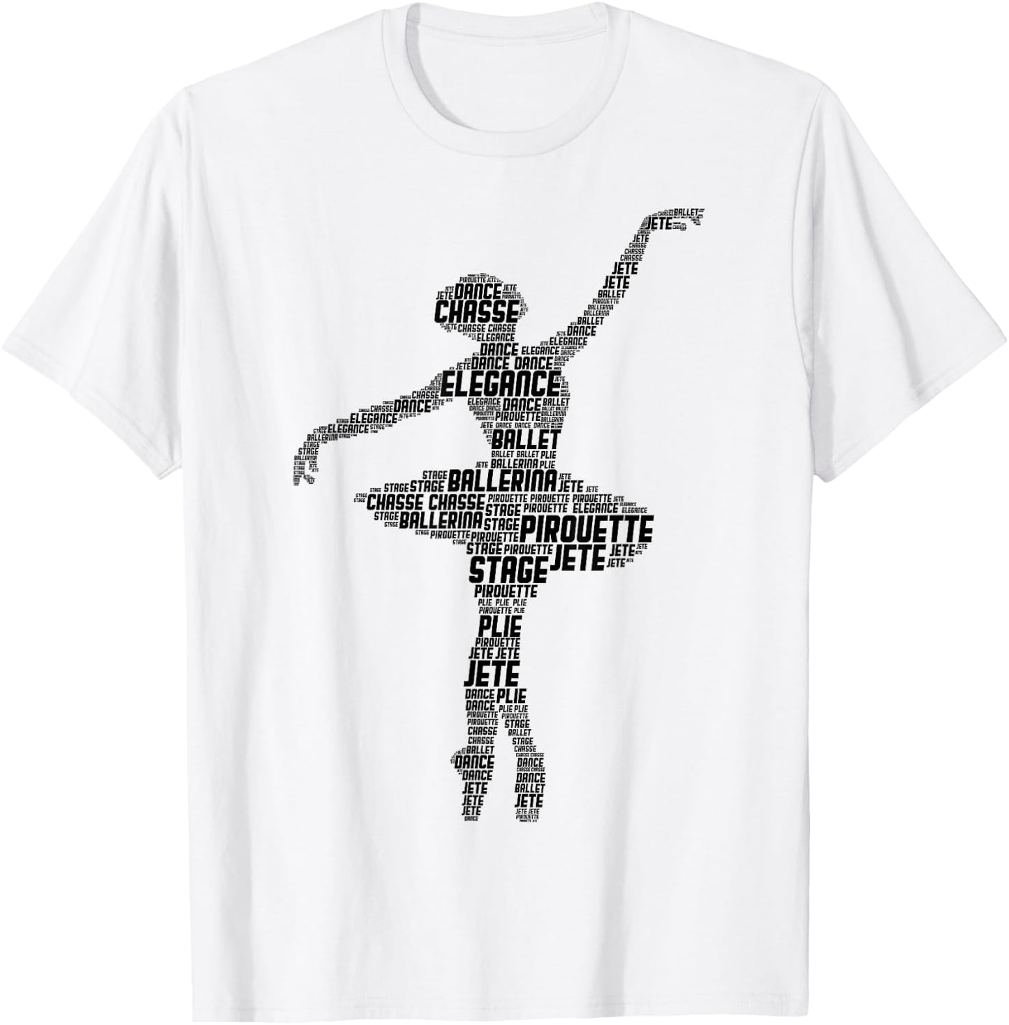 Ballerina Ballet Girls Women T-Shirt - T-Shirt | White