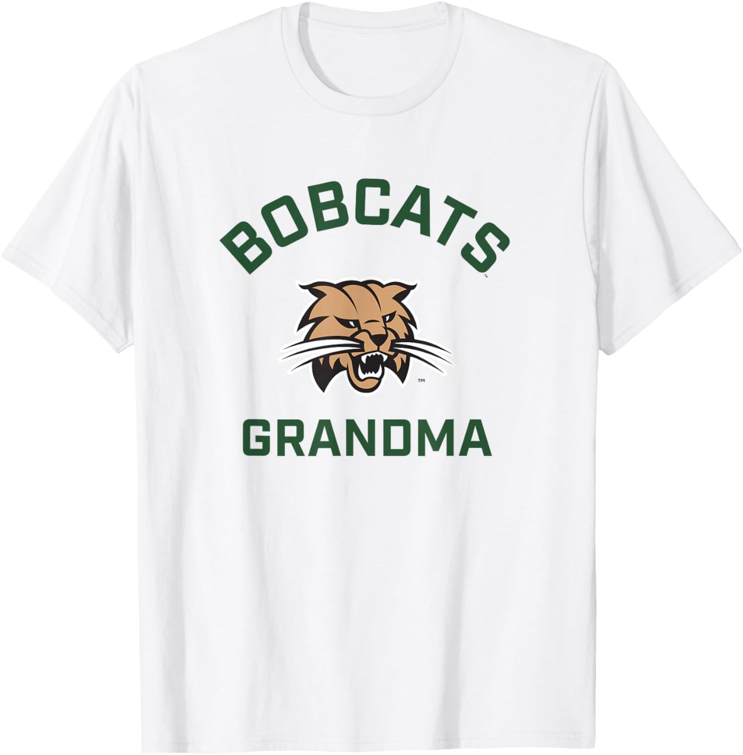 Ohio University Bobcats Arched Grandma T-Shirt - T-Shirt | White