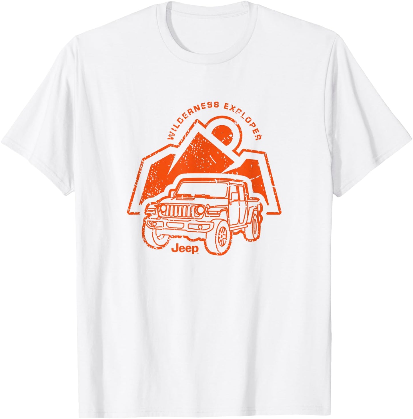 Jeep Wilderness Explorer - Officially Licensed T-Shirt - T-Shirt | White