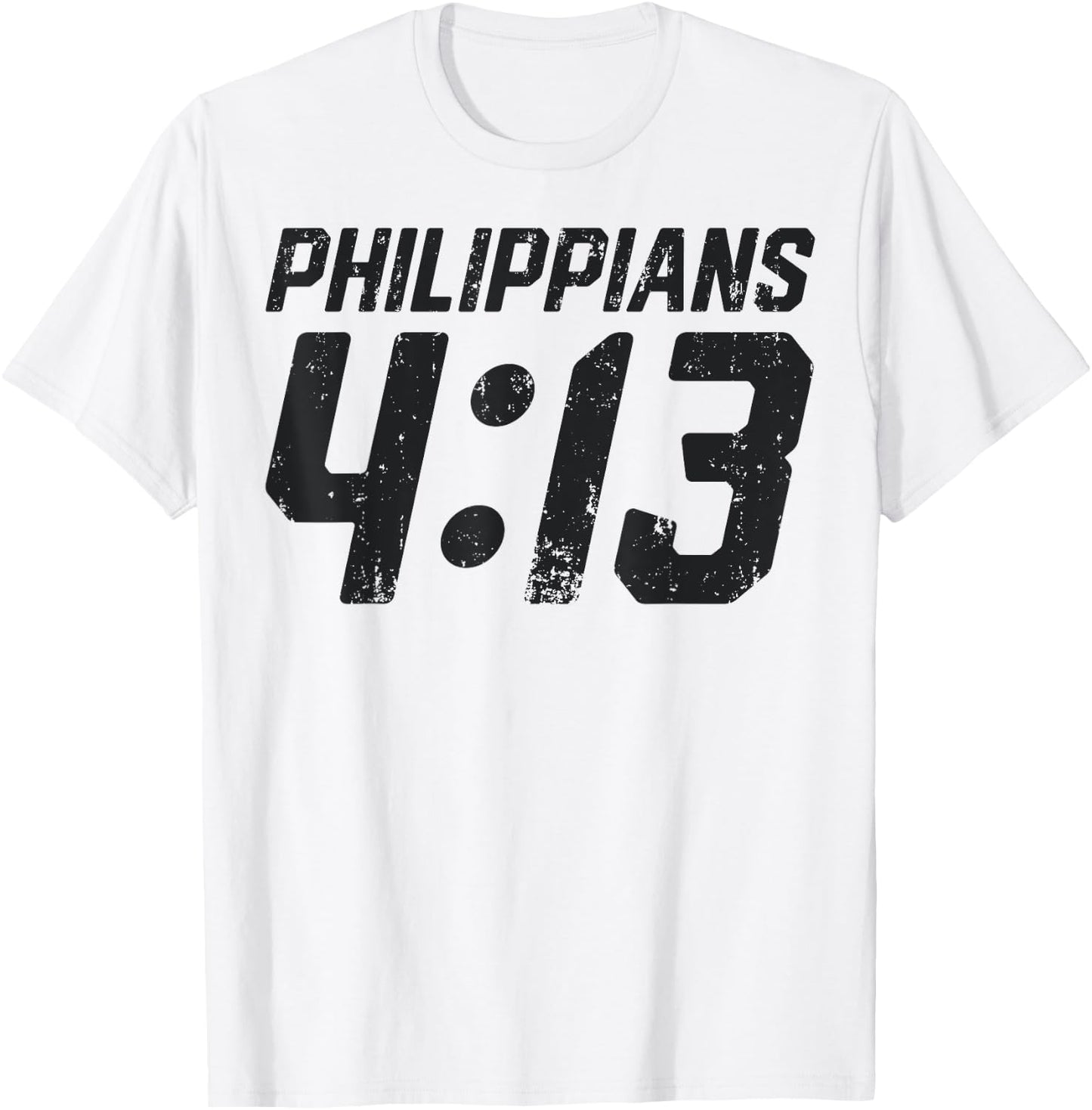 Philippians 4:13 Christian Bible Verse Men Women Religious T-Shirt - T-Shirt | White