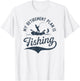 My Retirement Plan is Fishing Fishermen Dad Grandpa Funny T-Shirt - T-Shirt | White