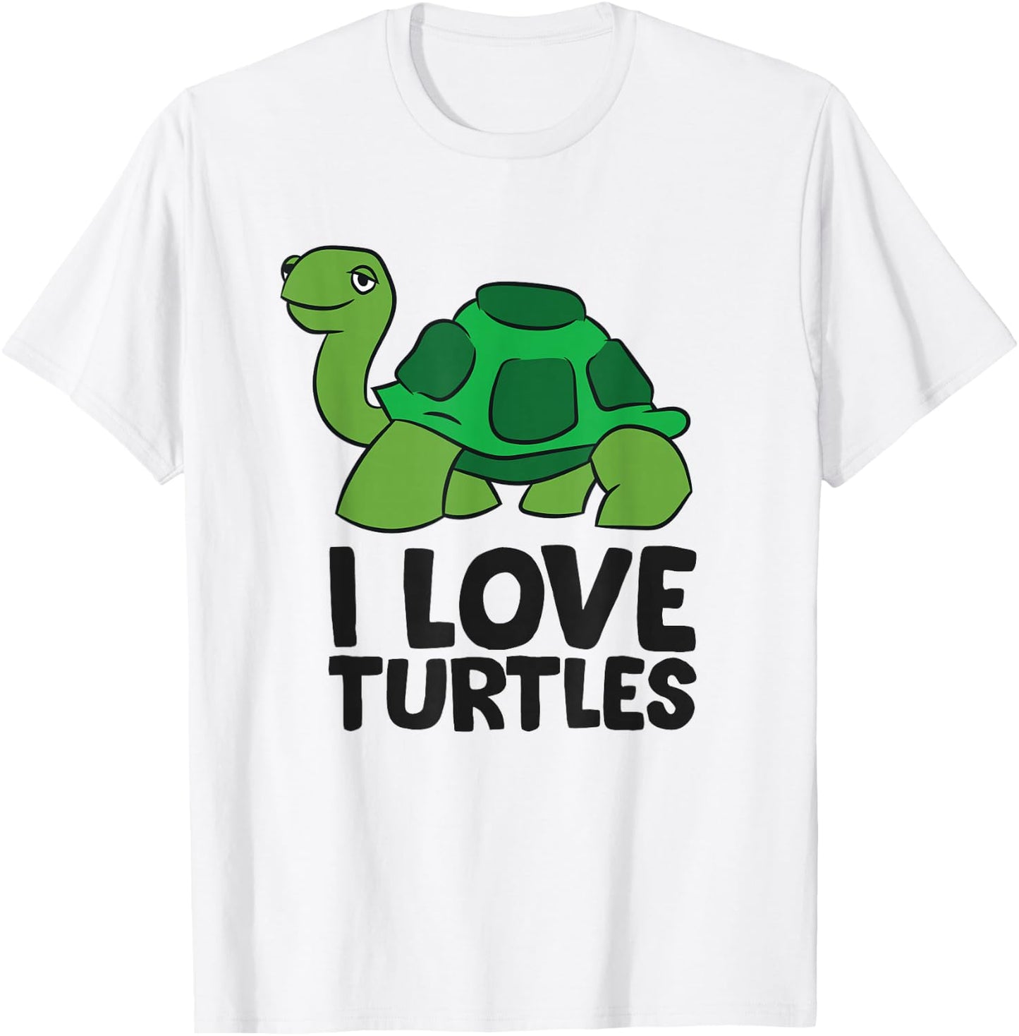 Love Sea Turtles Gift I Love Turtles T-Shirt - T-Shirt | White