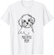 Line Art Best Dog Mom Women - Maltipoo T-Shirt - T-Shirt | White