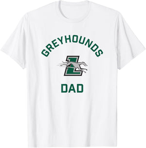Loyola University Maryland Greyhounds Arched Dad T-Shirt - T-Shirt | White