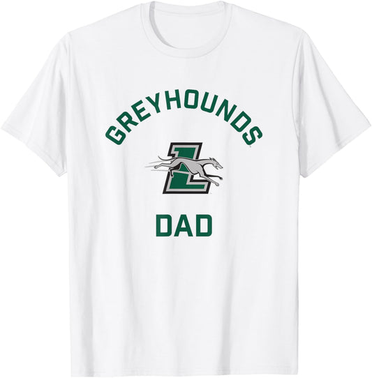 Loyola University Maryland Greyhounds Arched Dad T-Shirt - T-Shirt | White