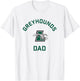 Loyola University Maryland Greyhounds Arched Dad T-Shirt - T-Shirt | White
