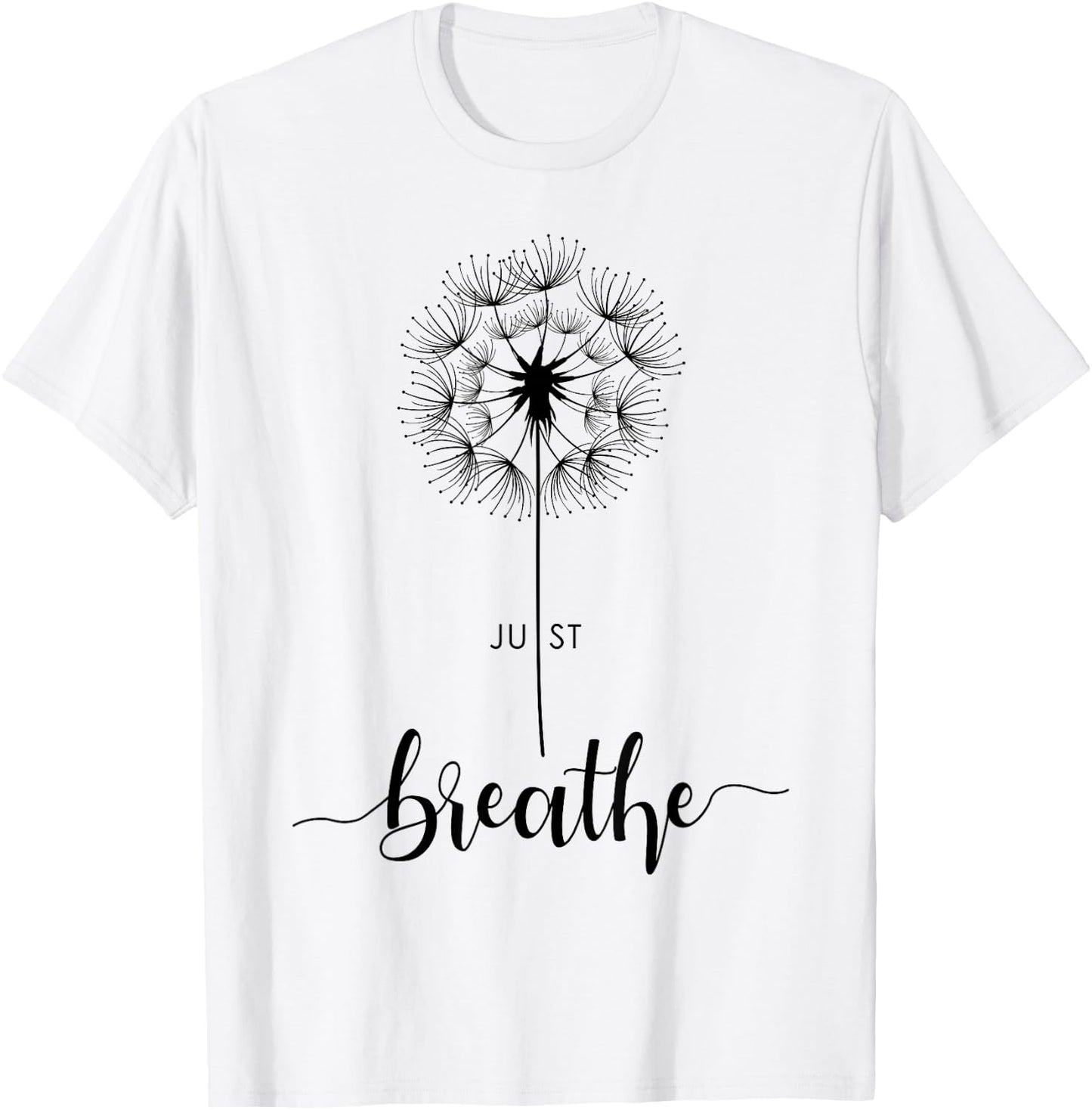Cute Just Dandelion Tattoodesign Arrows Breathe Blow Pattern T-Shirt - T-Shirt | White