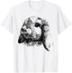 Rabbit Bunny Realistic Drawing , Graphic Lop Eared Bunny T-Shirt - T-Shirt | White