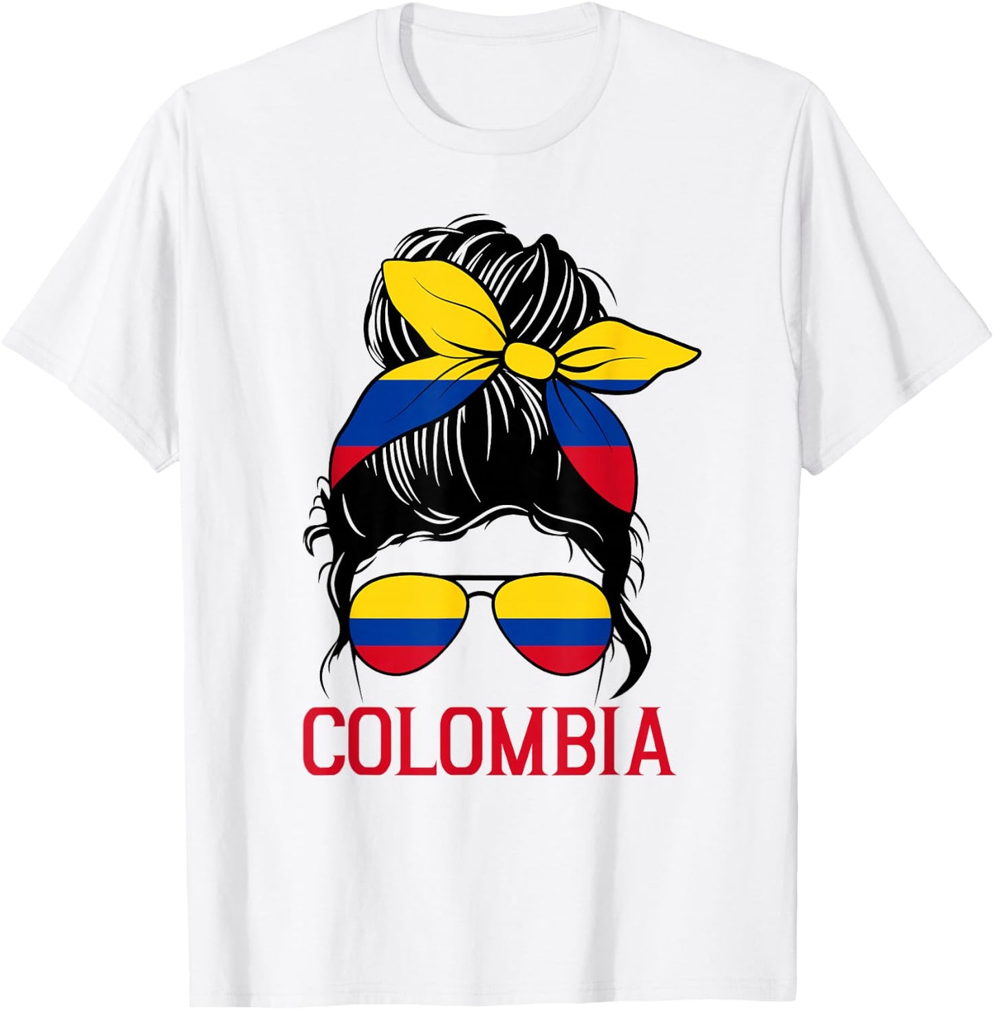 Colombia graphic design for girls kid Colombian toodler T-Shirt - T-Shirt | White