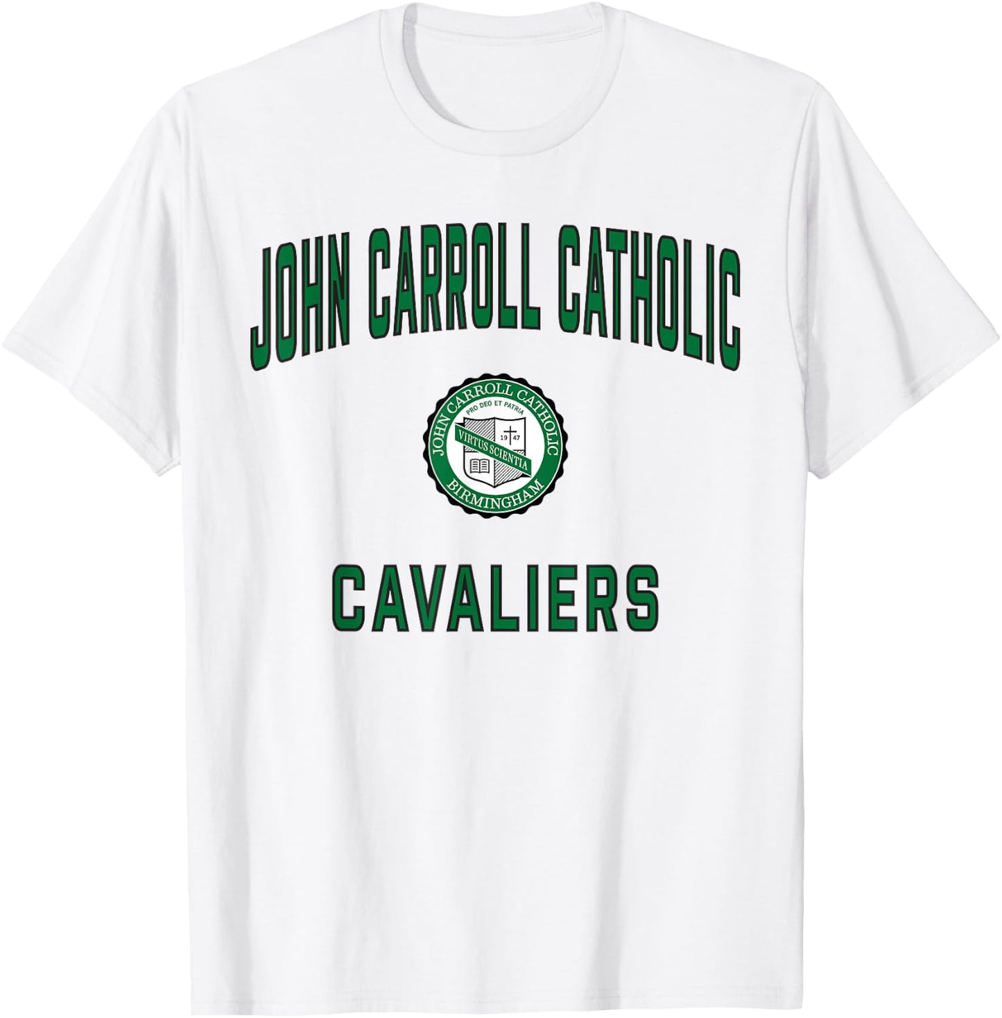John Carroll Catholic High School Cavaliers T-Shirt - T-Shirt | White