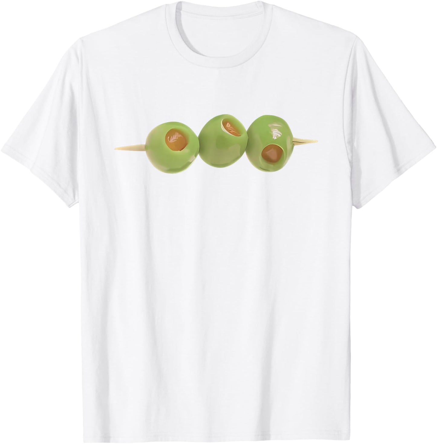Martini Olives Shirt | Cute Olives Graphic For Girl Women T-Shirt - T-Shirt | White