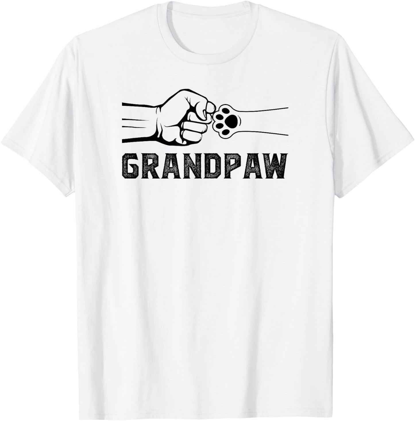 Grandpaw Grandpa Dog Grandpaw Appreciation T-Shirt - T-Shirt | White