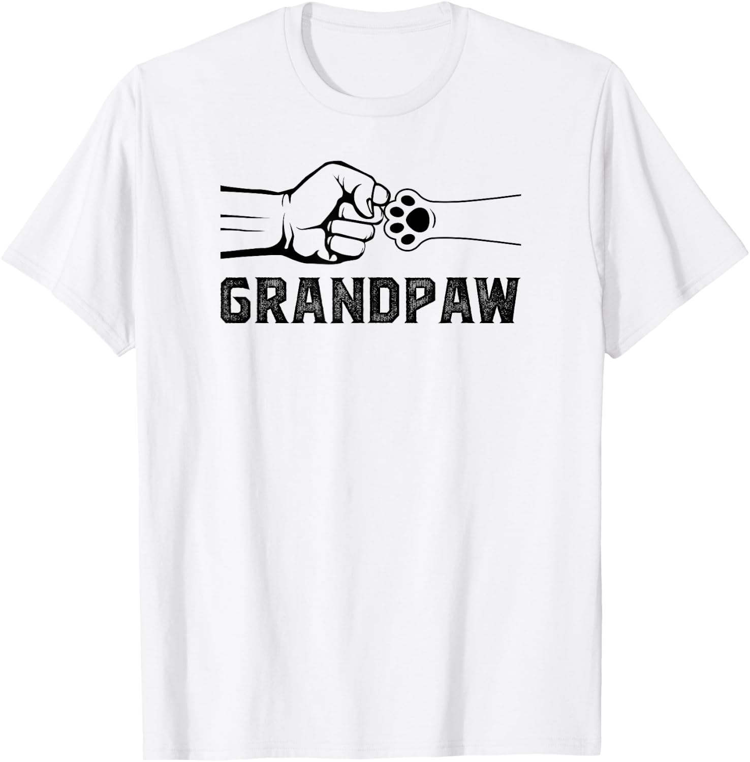 Grandpaw Grandpa Dog Grandpaw Appreciation T-Shirt - T-Shirt | White