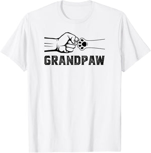 Grandpaw Grandpa Dog Grandpaw Appreciation T-Shirt - T-Shirt | White