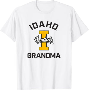 University of Idaho Vandals Arched Grandma T-Shirt - T-Shirt | White