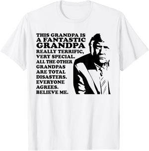 Funny Pro Trump This Is A Fantastic Grandpa Trump Supporter T-Shirt - T-Shirt | White