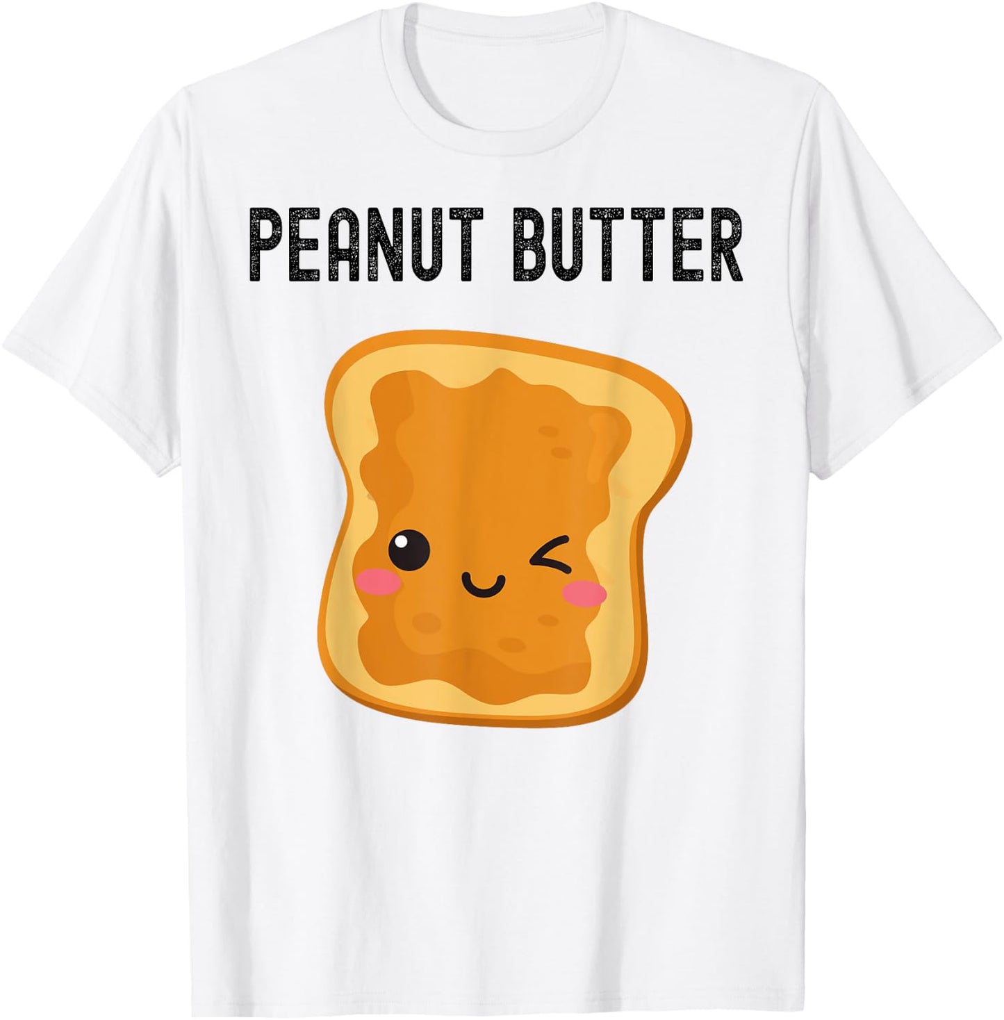 Peanut Butter Jelly Best Friend Couples Matching T-Shirt - T-Shirt | White