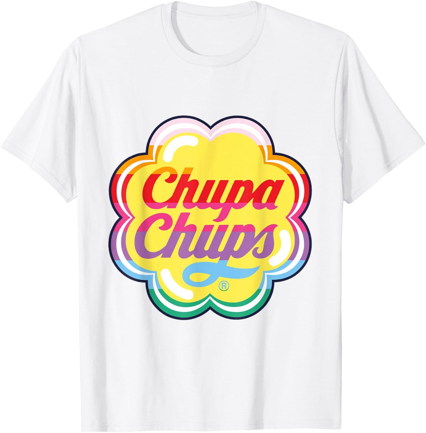 Chupa Chups Sweet Rainbow 2 T-Shirt - T-Shirt | White