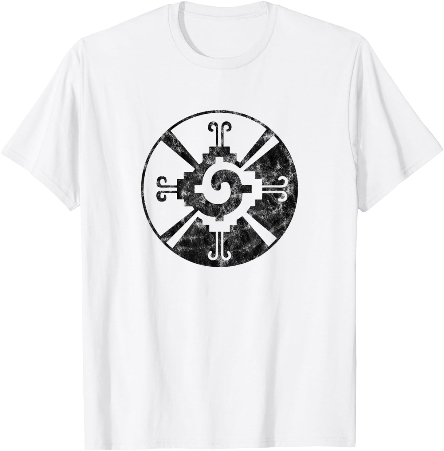 Hunab Ku, Maya, symbol, Indian, heart of the galaxy, mystic T-Shirt - T-Shirt | White