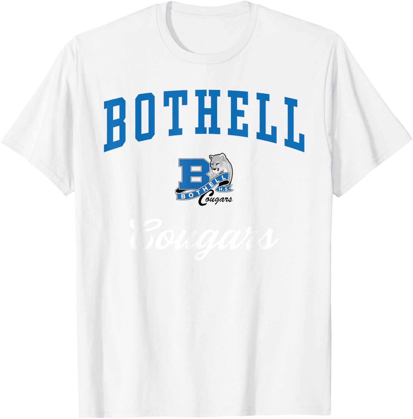 Bothell High School Cougars T-Shirt - T-Shirt | White
