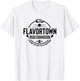 Flavortown Men And Women Foodies Gift Flavortown Road Commission Foodie American Fast Food BBQ T-Shirt - T-Shirt | White
