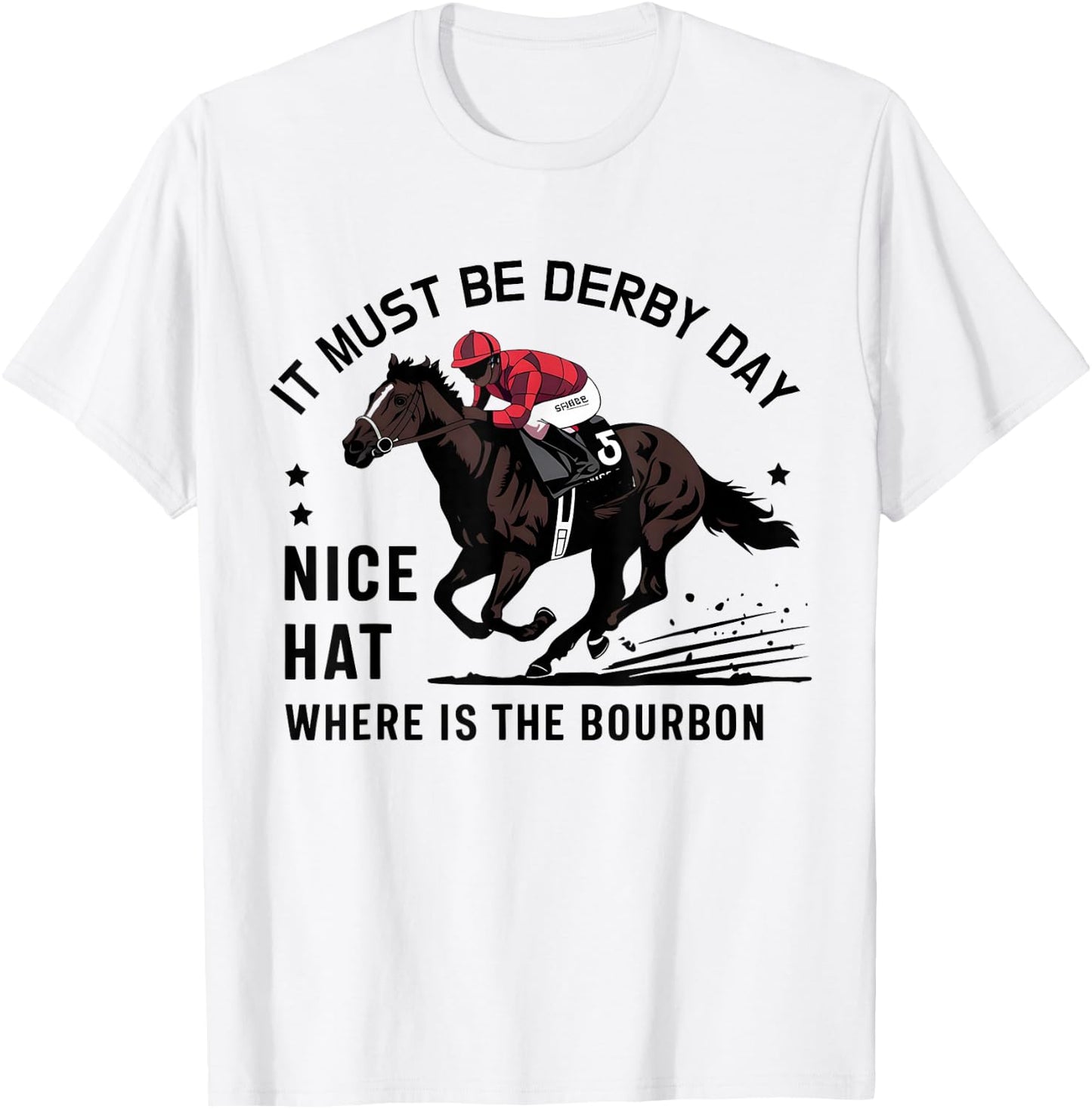 Talk Derby To Me Derby Day Horse Racing T-Shirt - T-Shirt | White