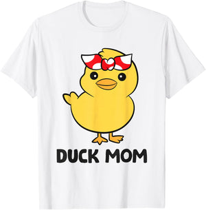Duck Mom T-Shirt - T-Shirt | White