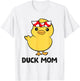 Duck Mom T-Shirt - T-Shirt | White