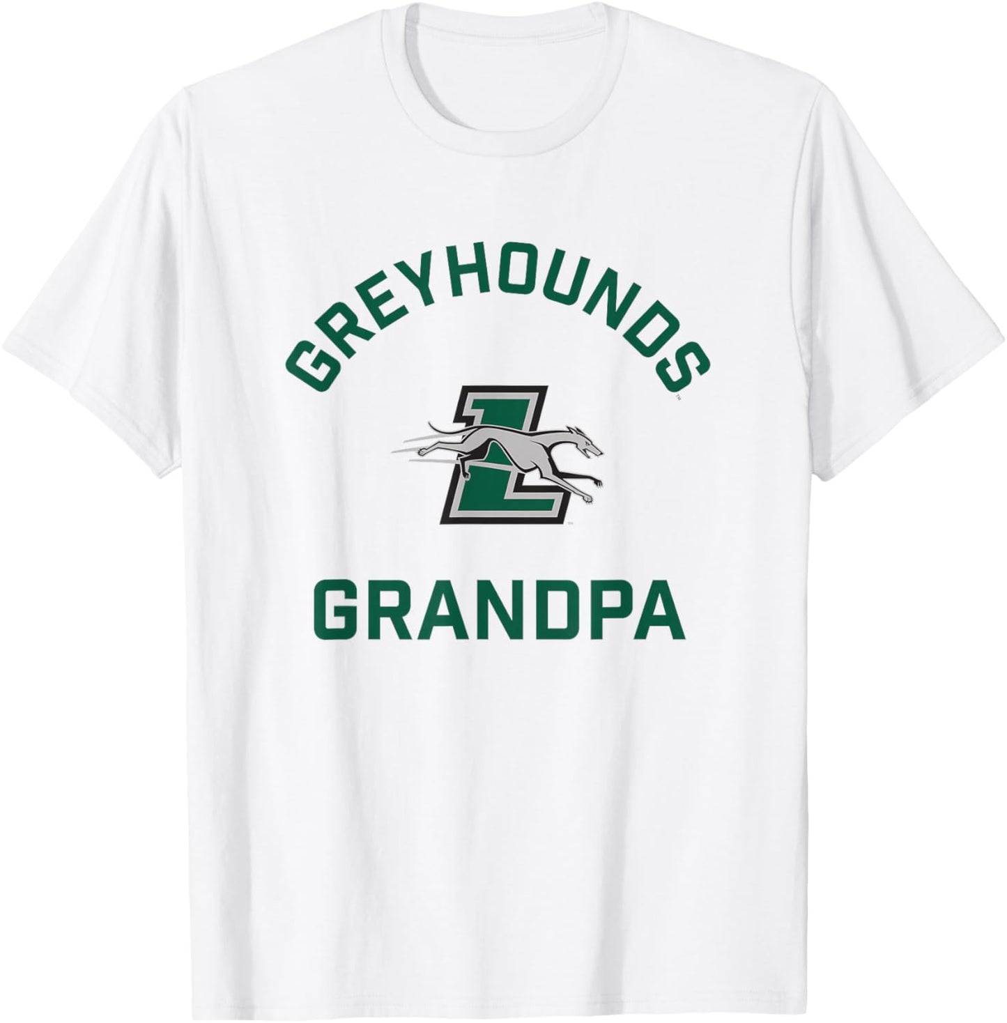 Loyola University Maryland Greyhounds Arched Grandpa T-Shirt - T-Shirt | White