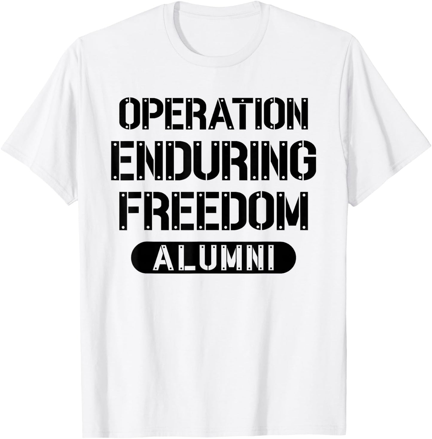 Operation Enduring Freedom Alumni Afghanistan OEF Veteran T-Shirt - T-Shirt | White