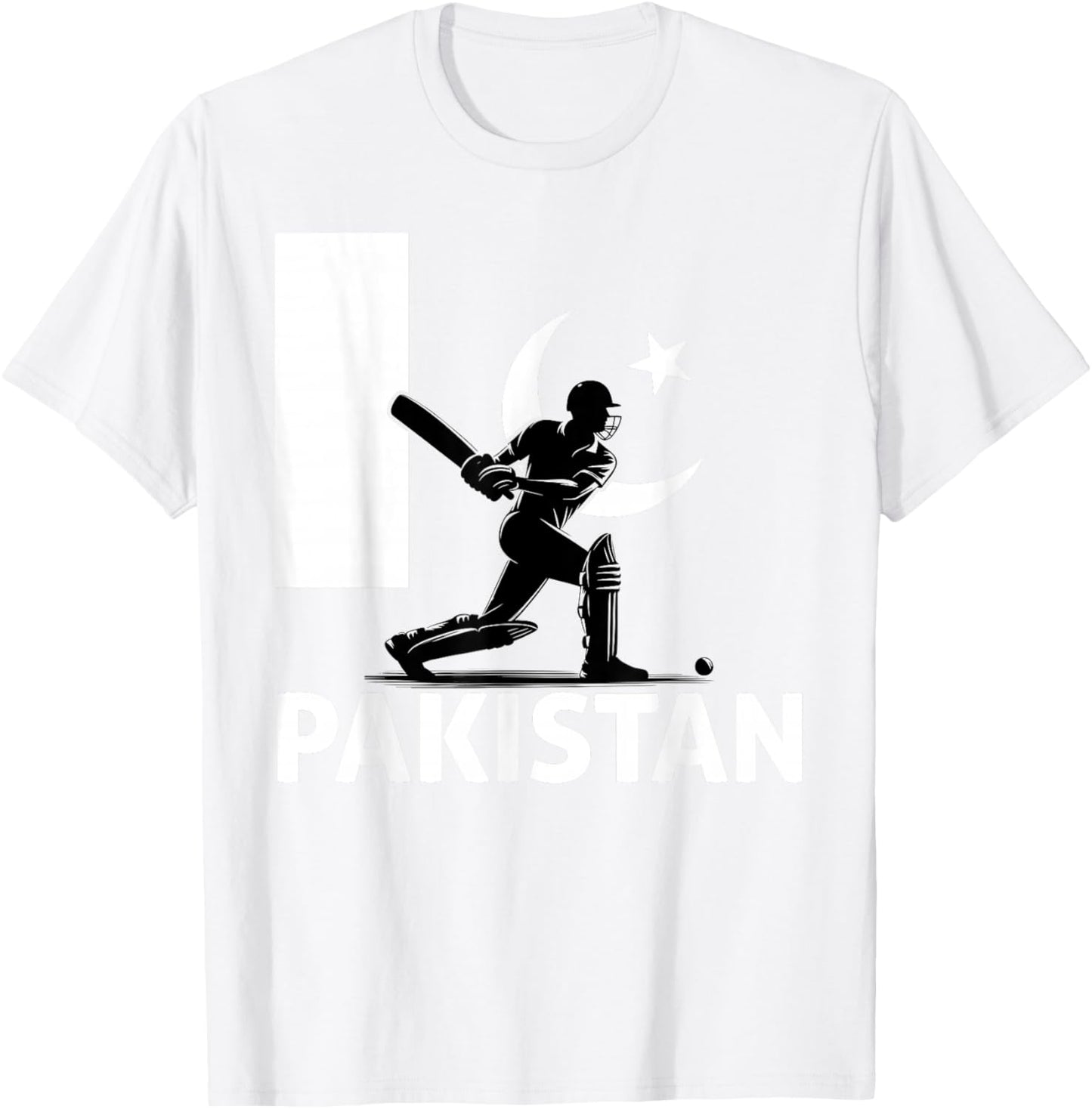 Pakistan Cricket Pakistan Flag Pakistani Cricket T-Shirt - T-Shirt | White