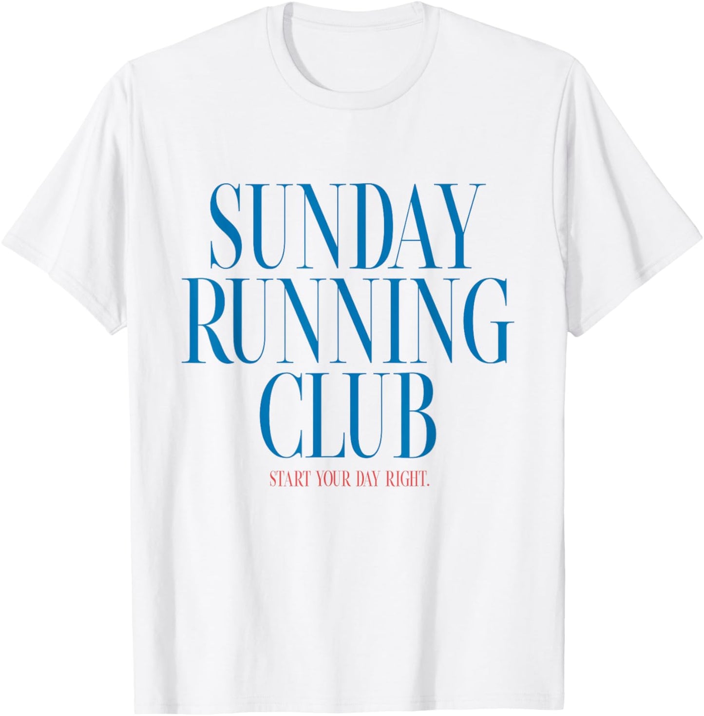 Sunday Running Club T-Shirt - T-Shirt | White