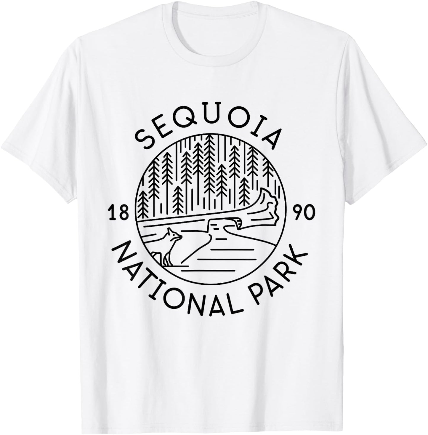 Sequoia National Park 1890 California T-Shirt - T-Shirt | White