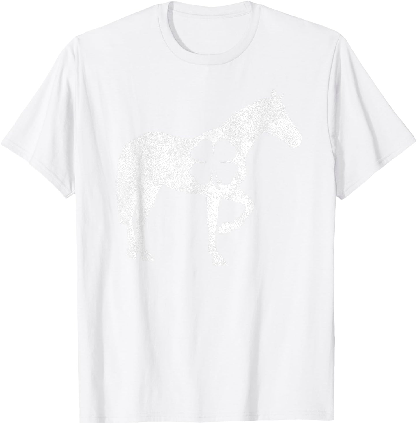 Horse Irish Shamrock Saint Paddy's ST. PATRICK'S DAY Girl T-Shirt - T-Shirt | White