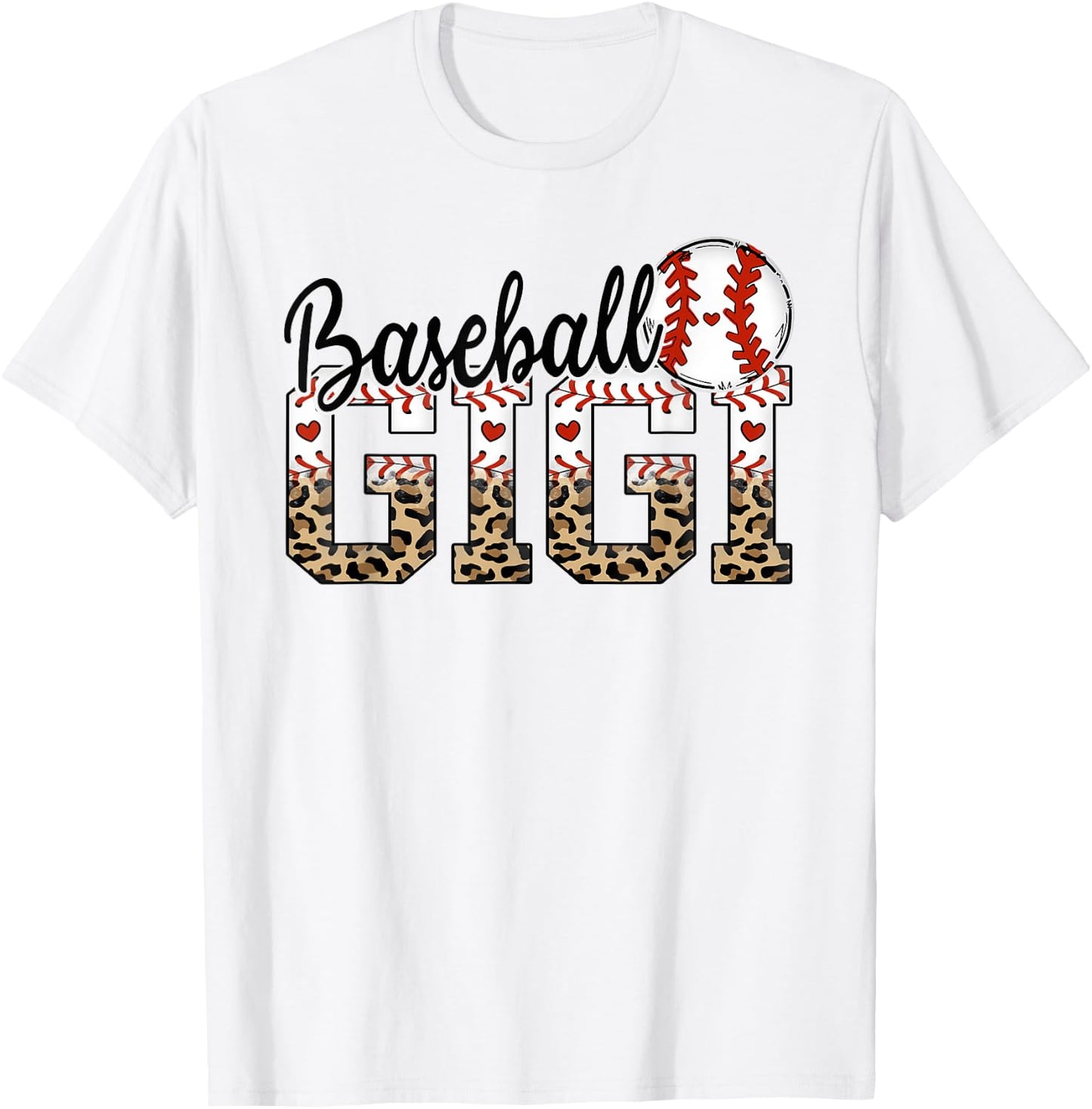 Baseball Gigi Women BallPark Gigi Baseball Mom Mother's Day T-Shirt - T-Shirt | White