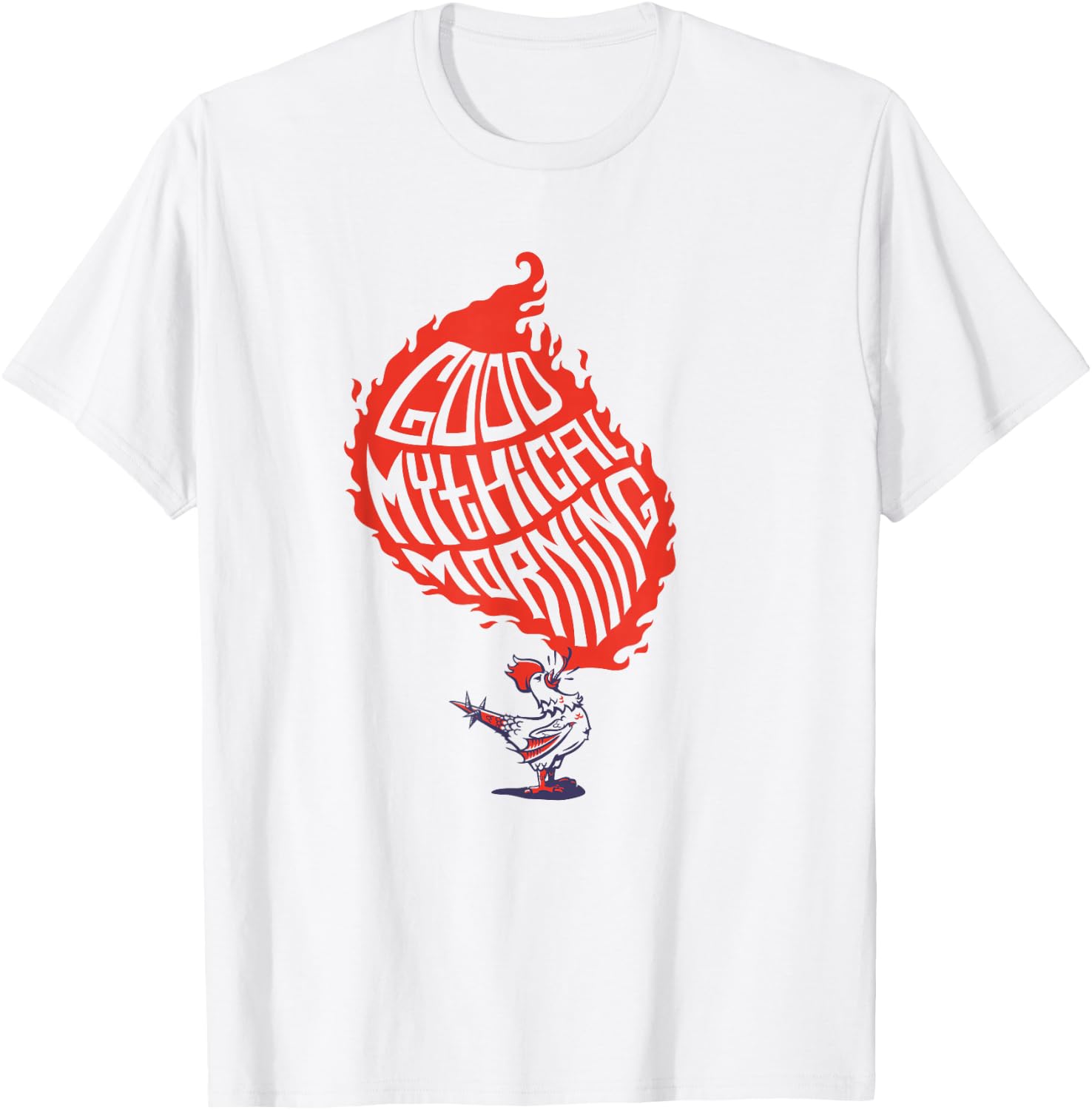 Good Mythical Morning Classic Logo Small T-Shirt - T-Shirt | White