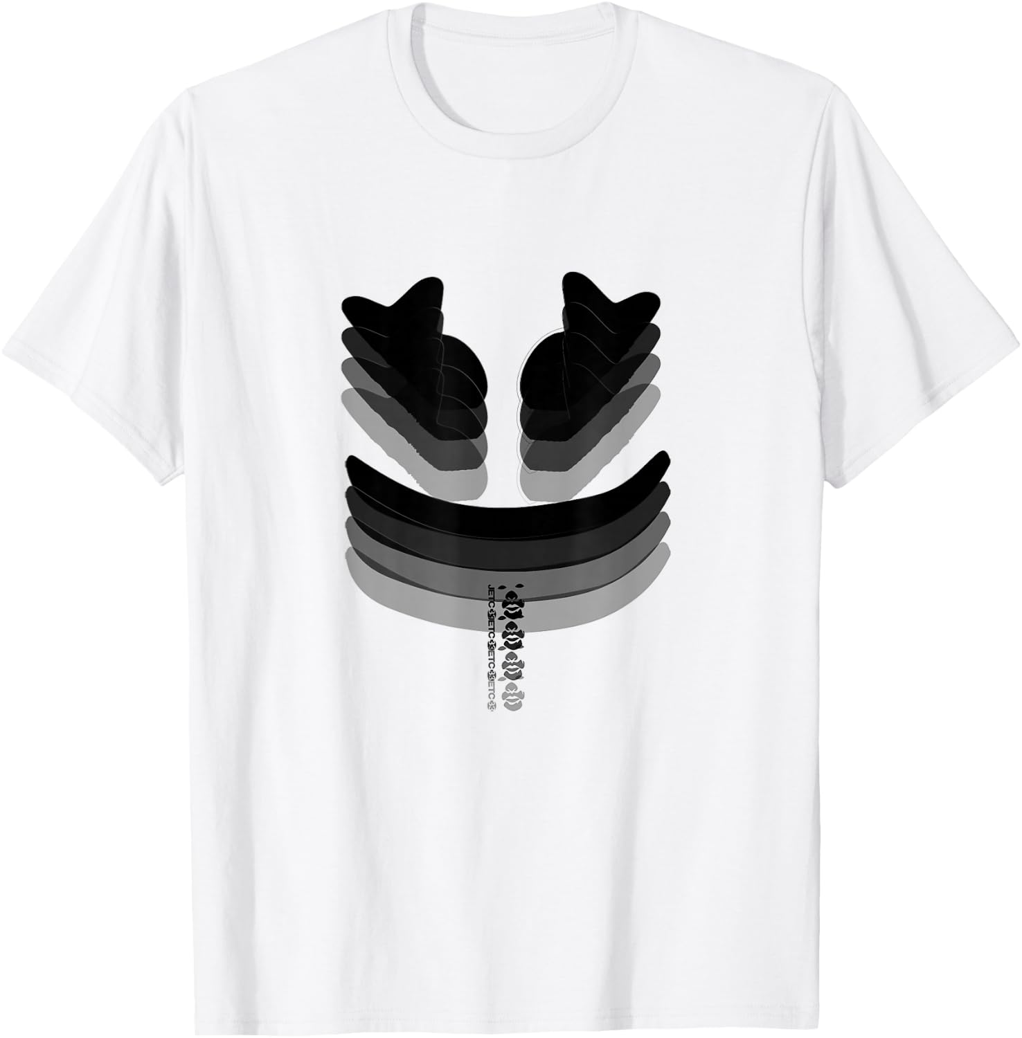 Funny Marshmallow Face T-Shirt - T-Shirt | White