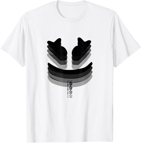 Funny Marshmallow Face T-Shirt - T-Shirt | White