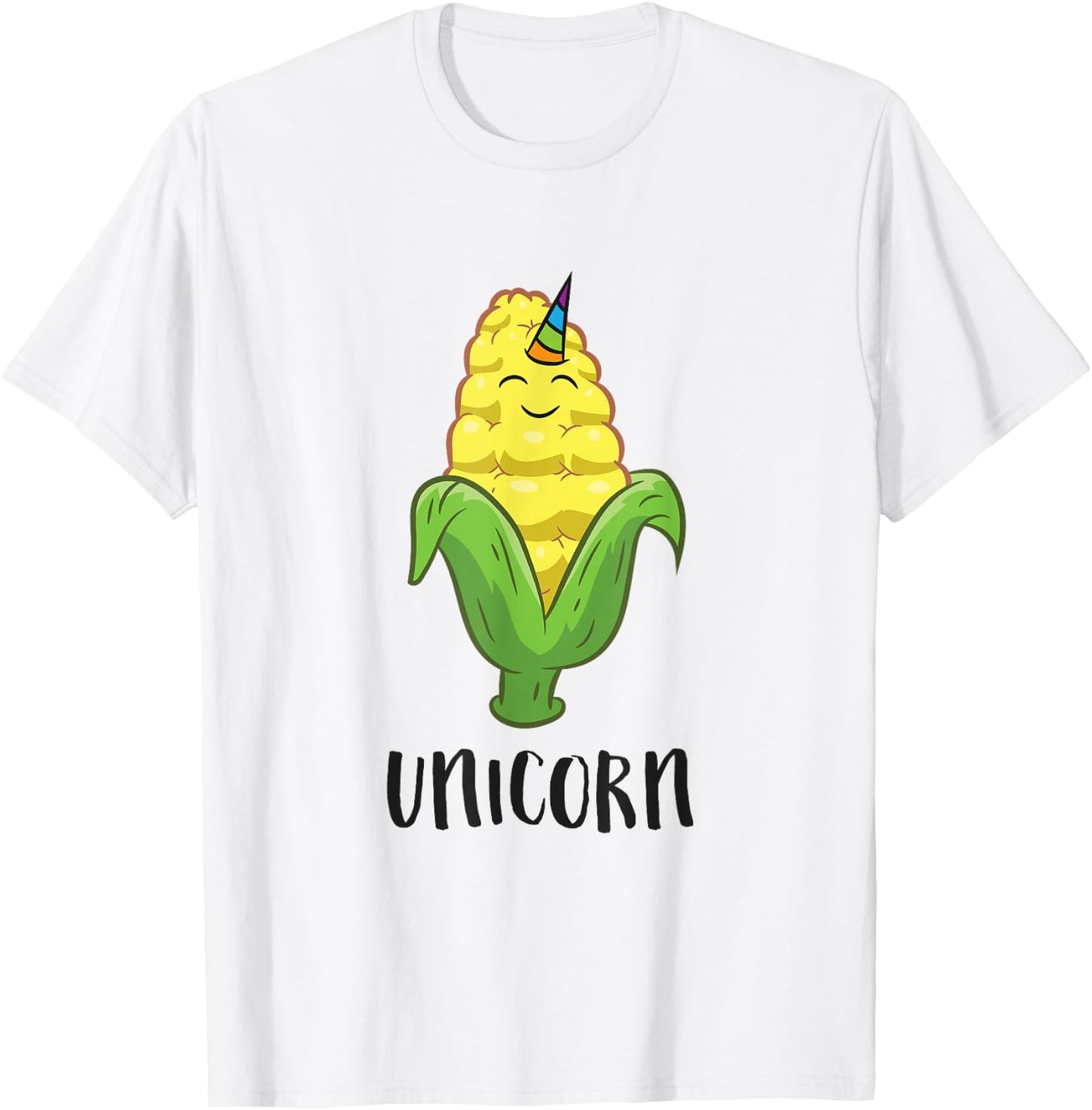 Funny Uni Corn Unicorn Corn Lovers Corn Farmer T-Shirt - T-Shirt | White