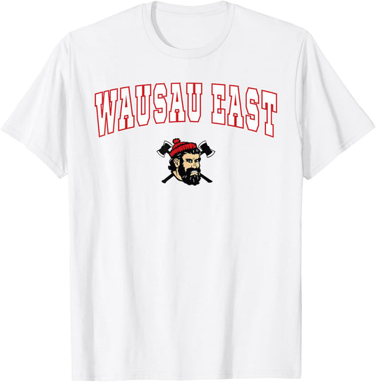 Wausau East High School Lumberjacks T-Shirt - T-Shirt | White