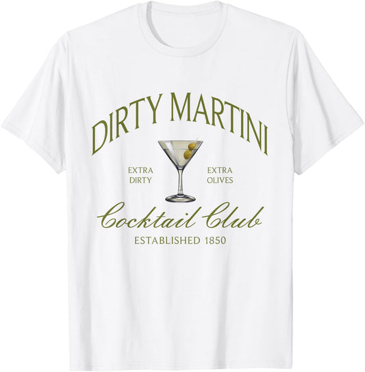 Dirty Martini T-Shirt - T-Shirt | White