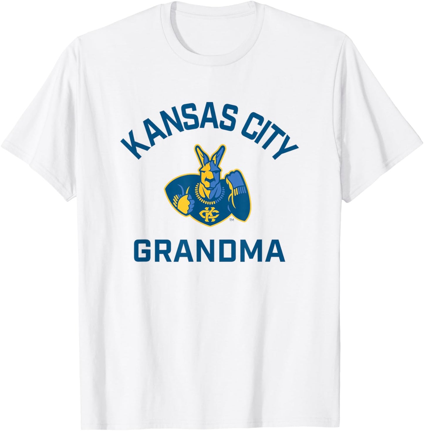 University of Missouri Kansas City UMKC Arched Grandma T-Shirt - T-Shirt | White
